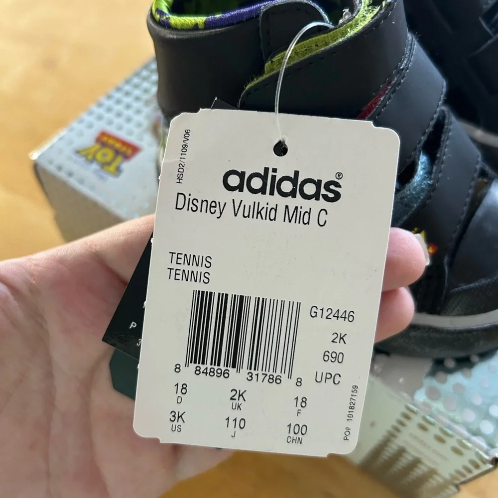 Adidas Infant Disney Pixar Buzz Lightyear Toy Story High Top Sneakers - Picture 4 of 14